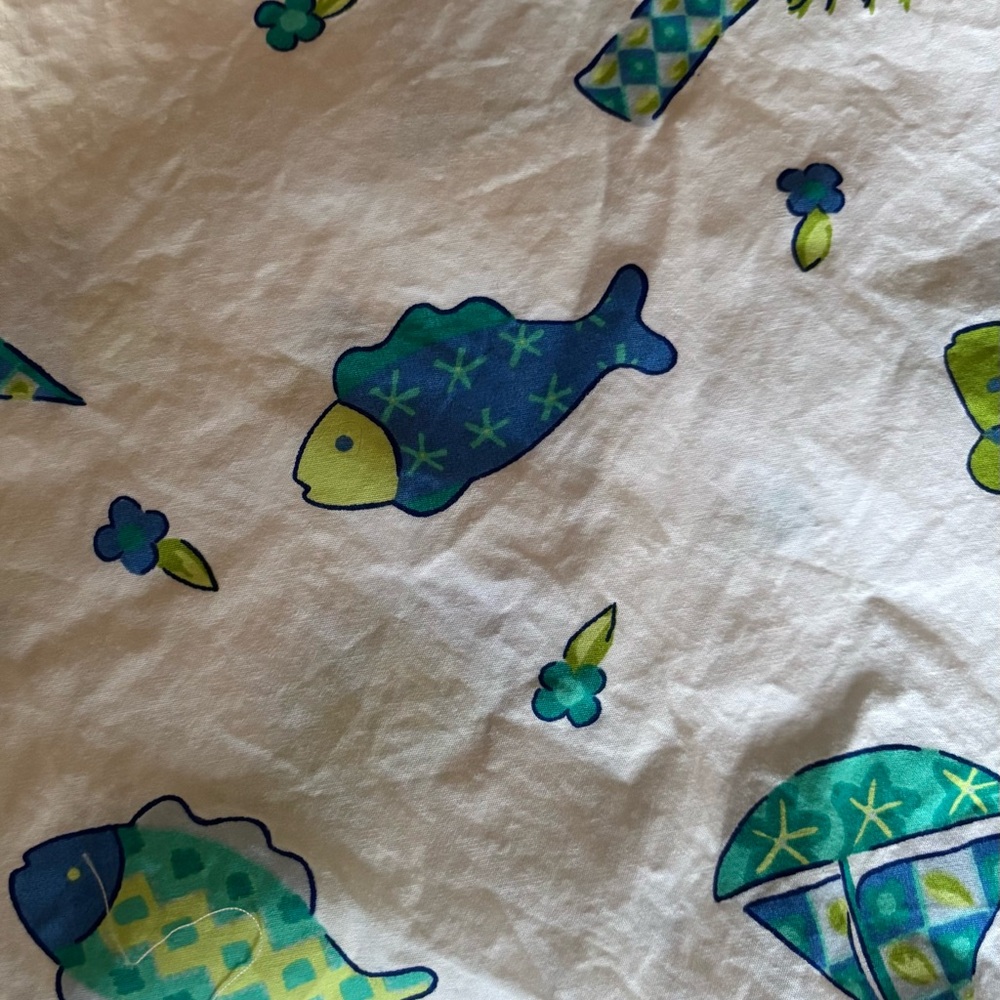 Beautiufl Cotton Fabric for a Childs Decor Dress or  Quilting 69"x60" Pre Washed - Picture 2 of 3
